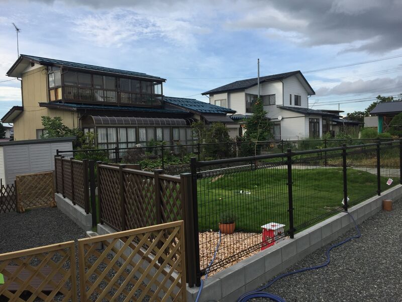 ドッグラン工事